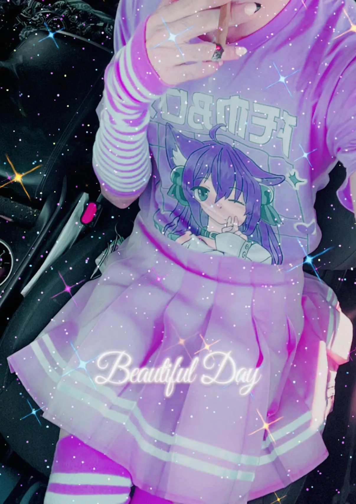 All pink everything just came out as a femboy and am loving it feel so cute in my new cloths 🥰✌️💖 posted by Femboy561