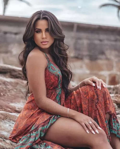 Beauty in a red dress by robmtkd