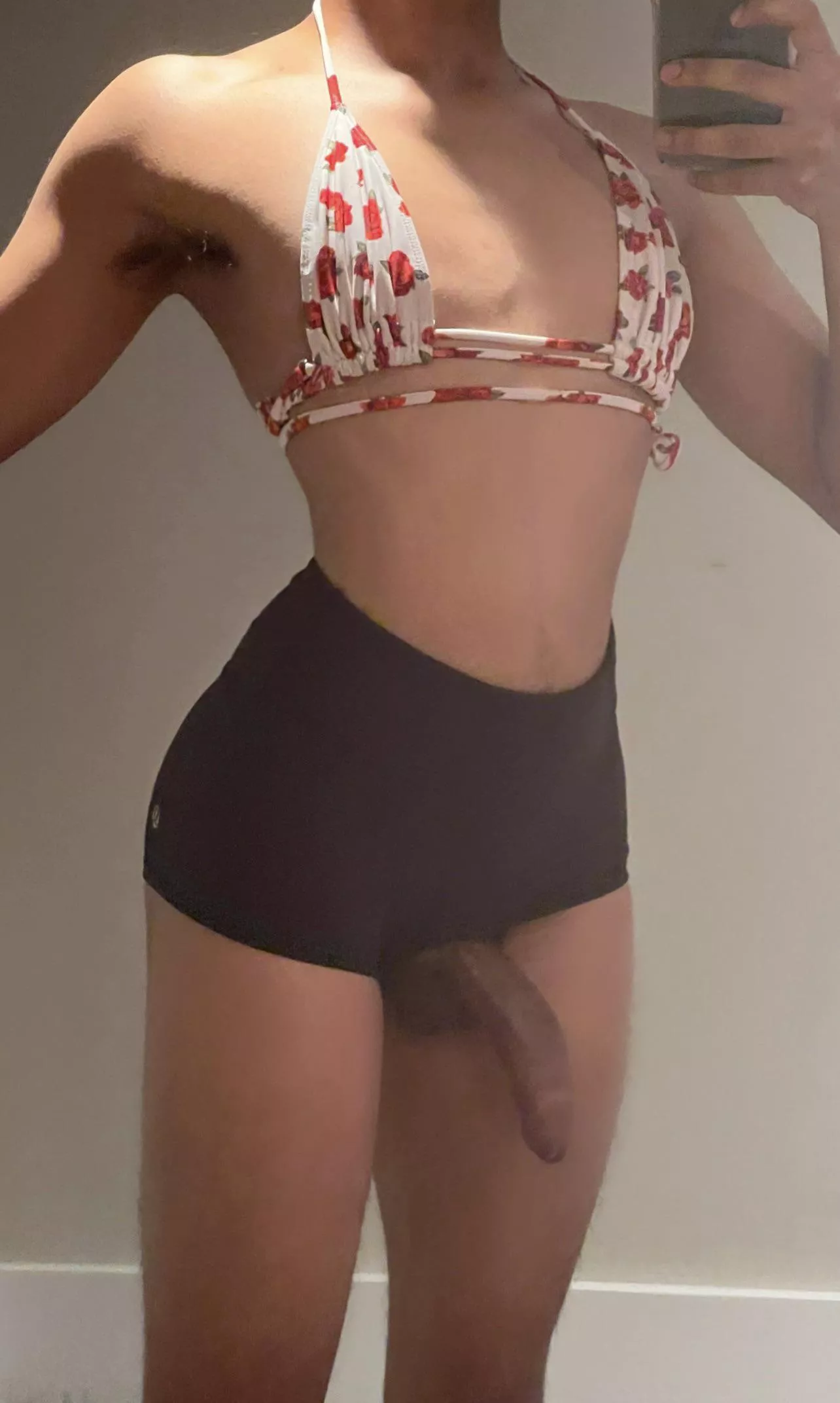 bikini and shorts 🖤 posted by mysextoycollection