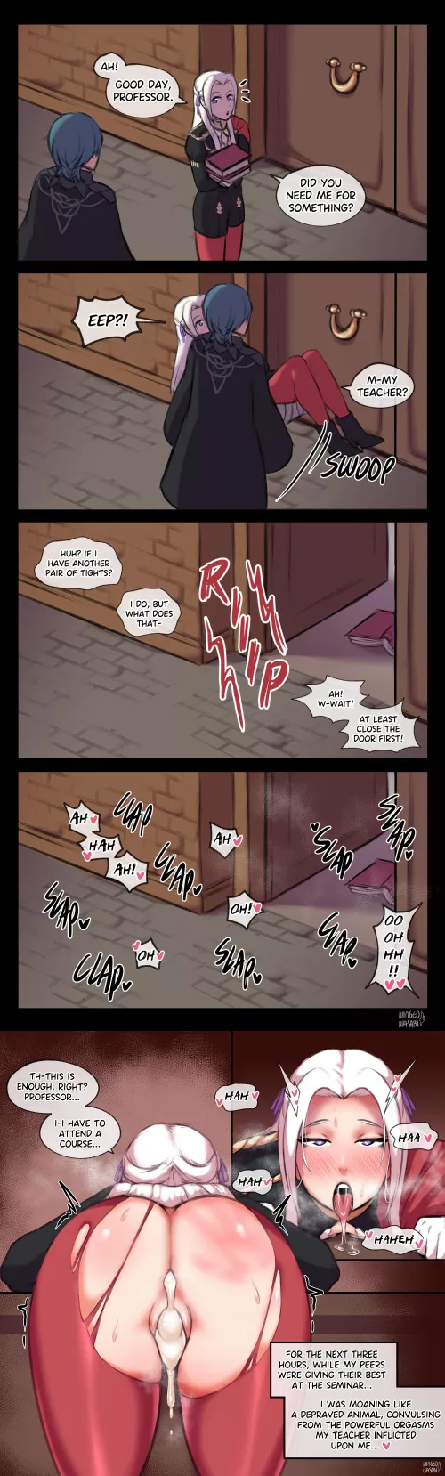 Byleth requires Edelgards assistance [fire emblem: three houses] by Alt_account584