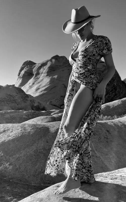 Earth mama in the boulders. by thatgirlinthevanagon