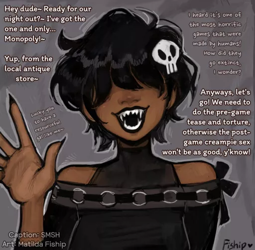 Game Night [Goth Girl] [Implied Sexual Torture] [Implied Sex] [Monopoly!] [37/365] by SMSH-1A