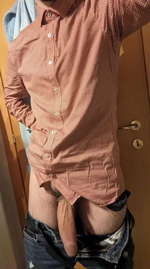 Giving out sausage 😋 by Cocksanta