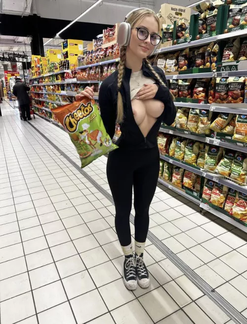Grocery day with my titties out! <3 by lilpolishangel
