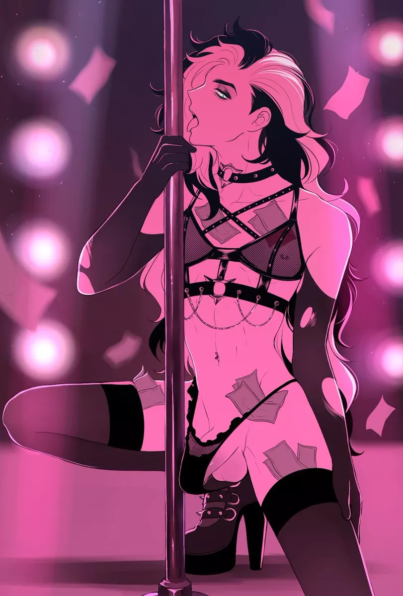 I got a job at the trashiest strip club in town. between this and money making hooking, I should be able to pay back all the dealers I owe. I just hope nobody finds out I'm fucking like, all of the customers in the private dance room... posted by MillP00l