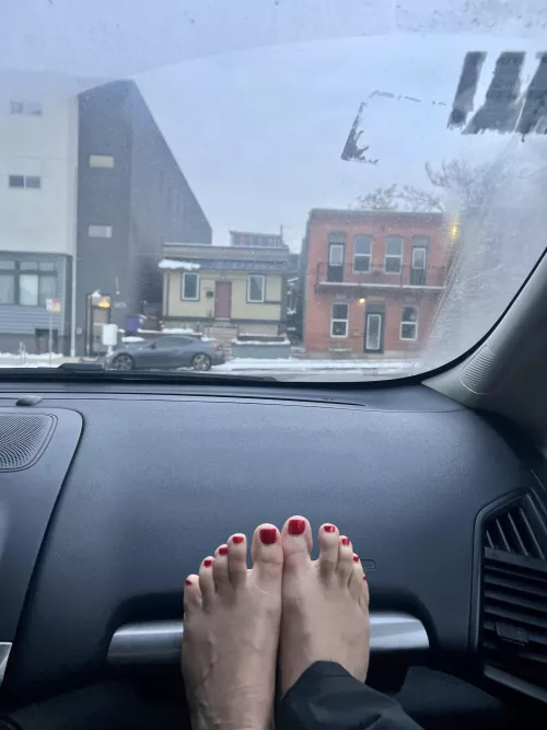 Just spicing up the car ride a little by Ilikeyoursole17
