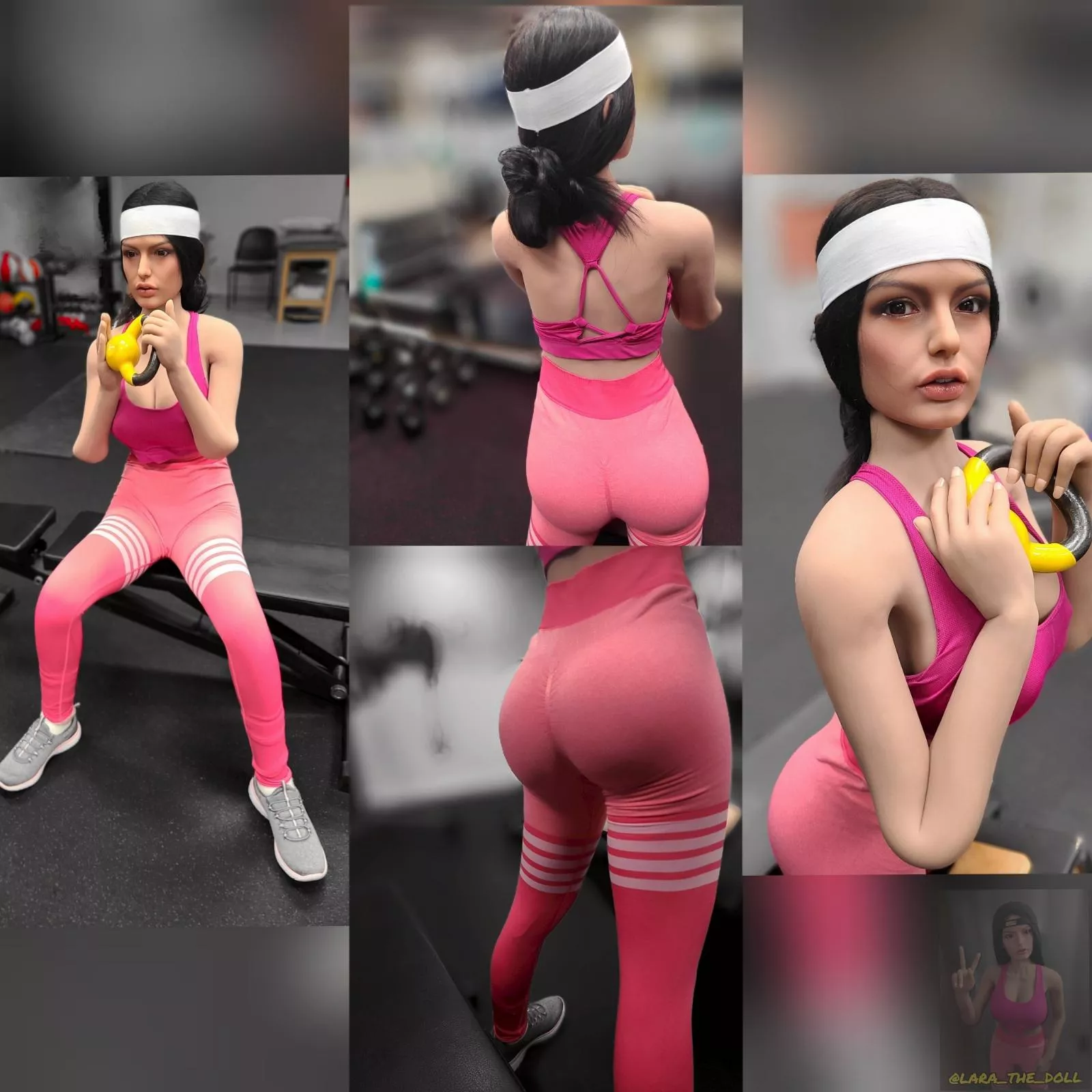 Lara can't lift too heavy as a doll, but that bootie ain't going to maintain itself by skipping leg day. posted by ocelotrevolverco