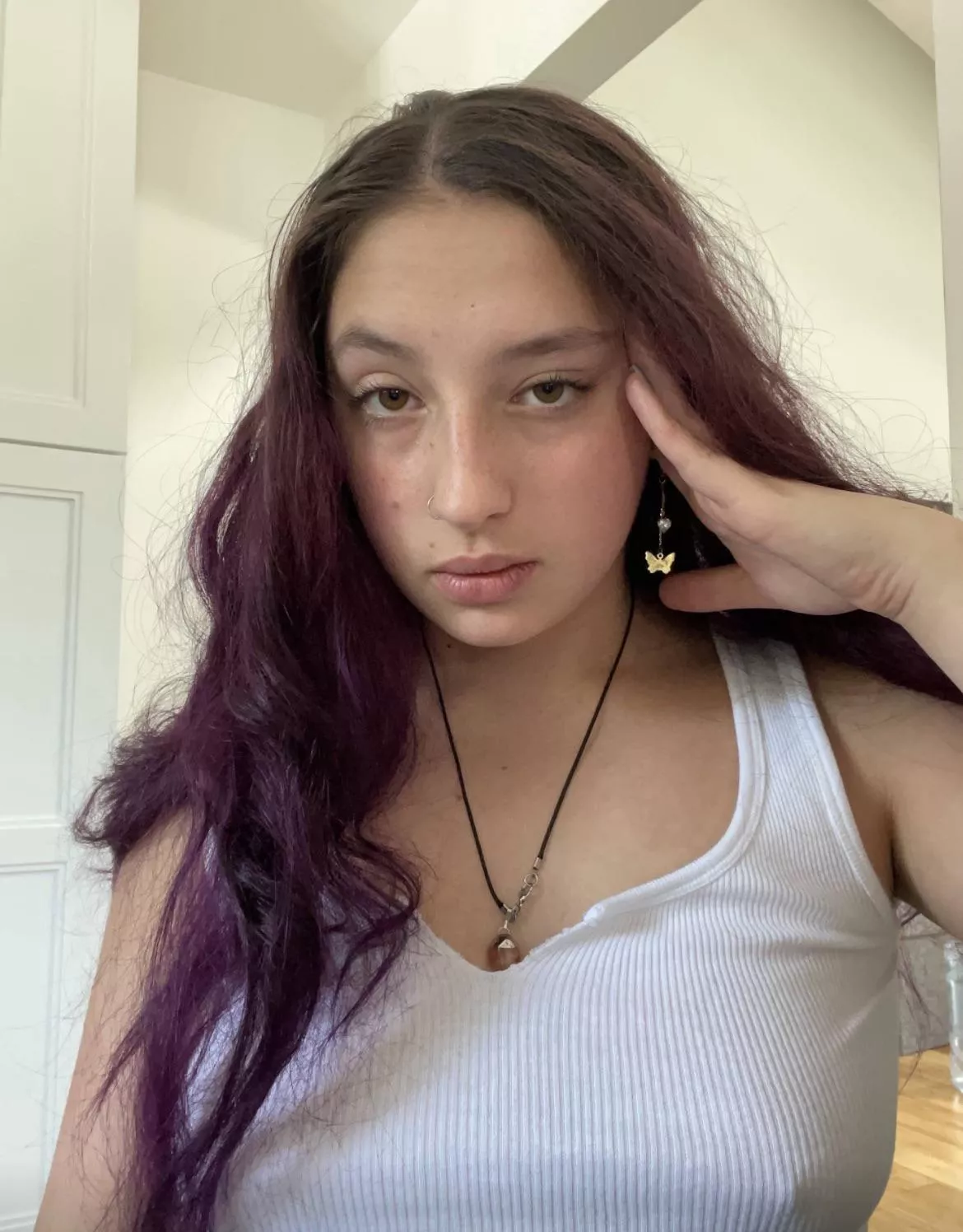 love wearing white crop tops posted by girlypopssss