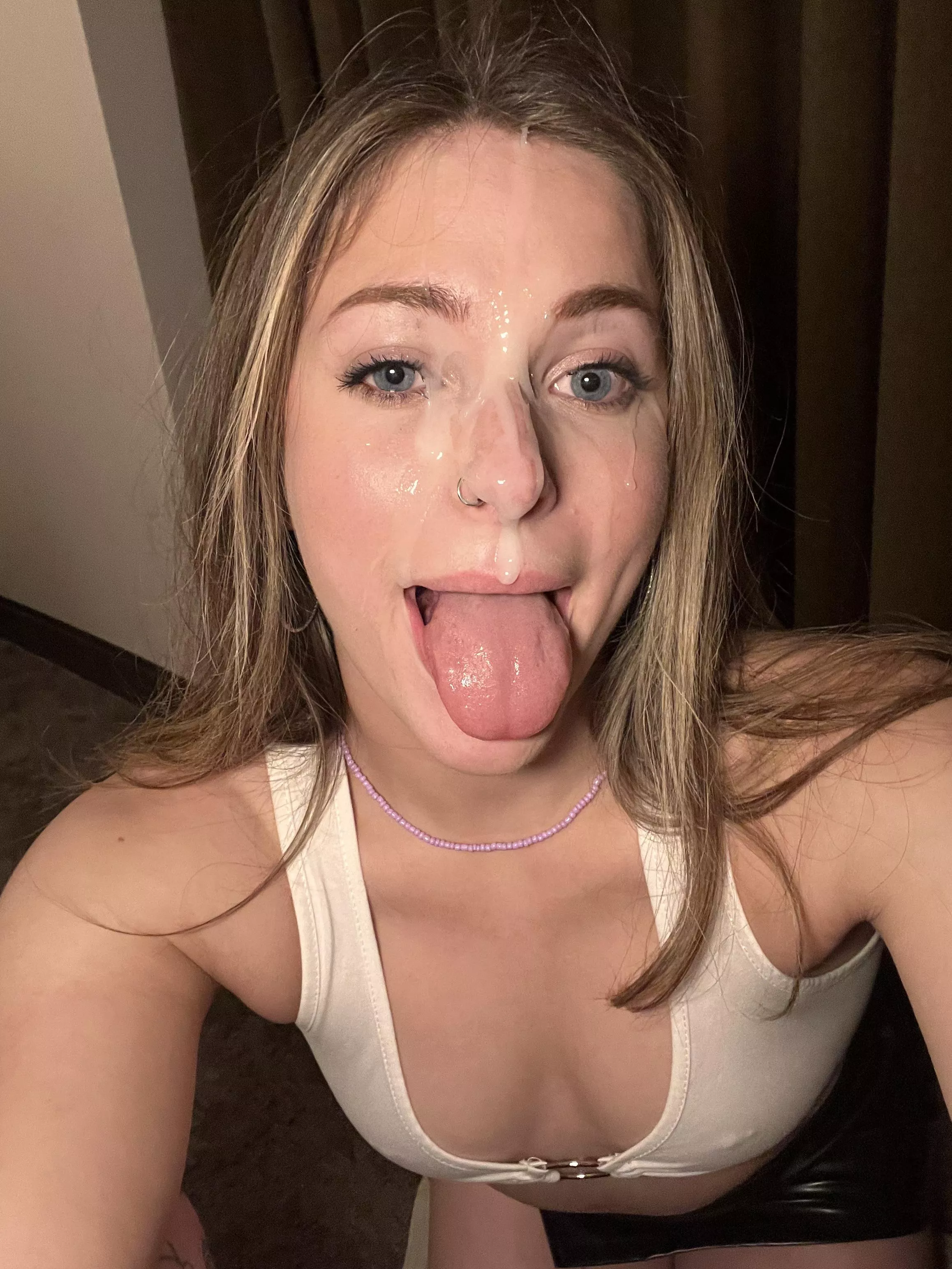 On my knees and ready for more :) posted by jessnjamez