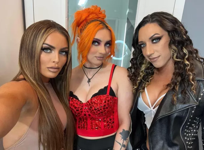 On my knees for Wrestling goddesses, Mandy Rose, Gigi Dolin and Jacy Jayne have me desperately edging by GGMU_Pogba