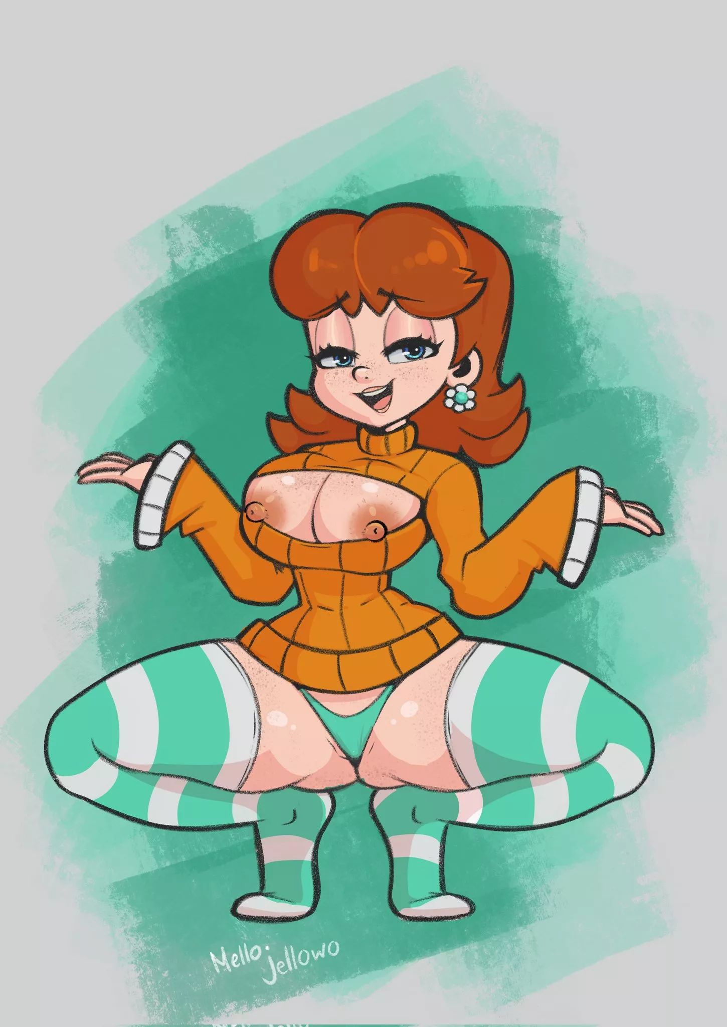 Princess Daisy (Mellojellowo / MelloJell-O) posted by RedditJordy