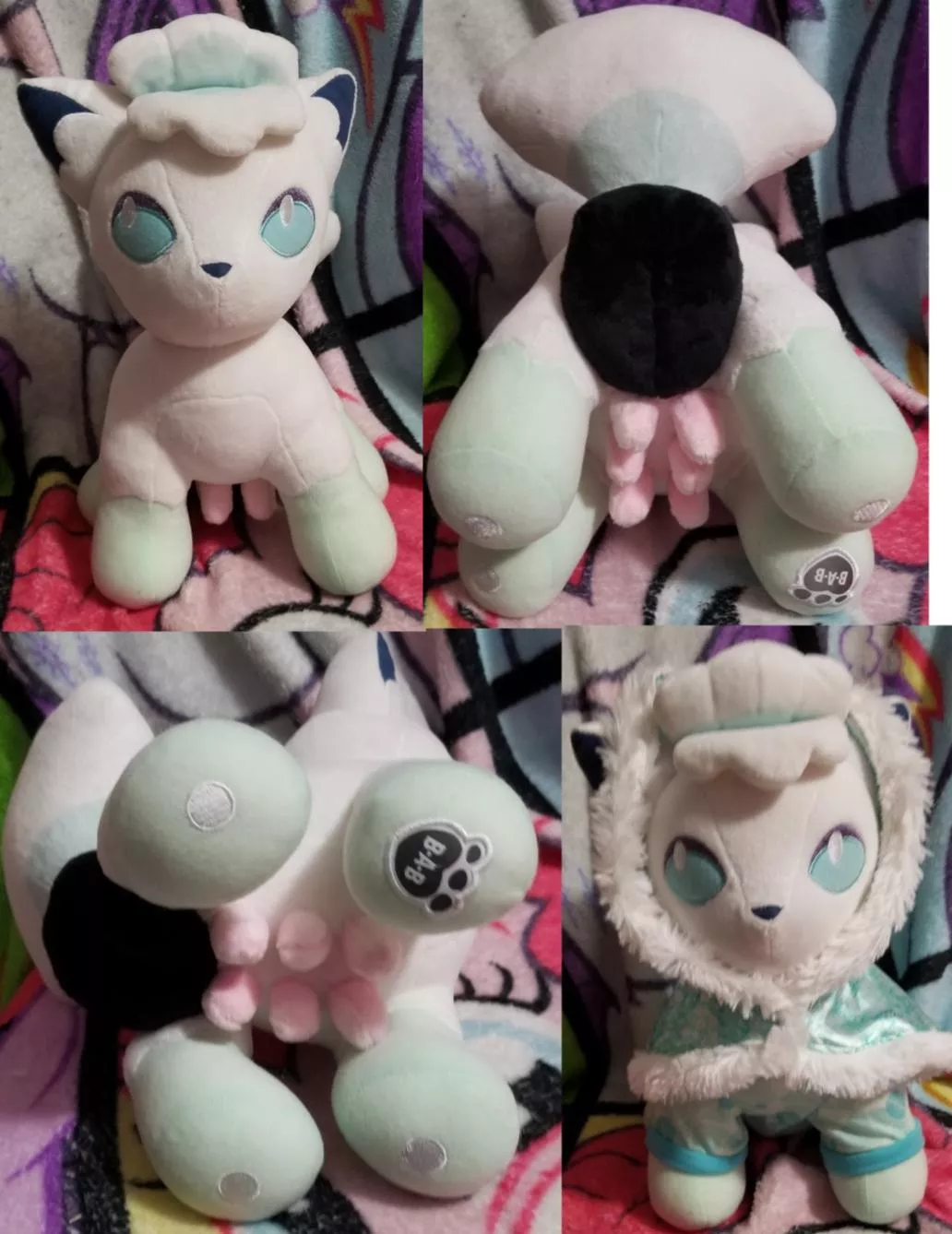 Recently commissioned NSFW fuckable female feral Pokemon Alolan Vulpix with useable canine pussy/cookie and six teats or nipples [f] (Furrysale) posted by Furry-sale