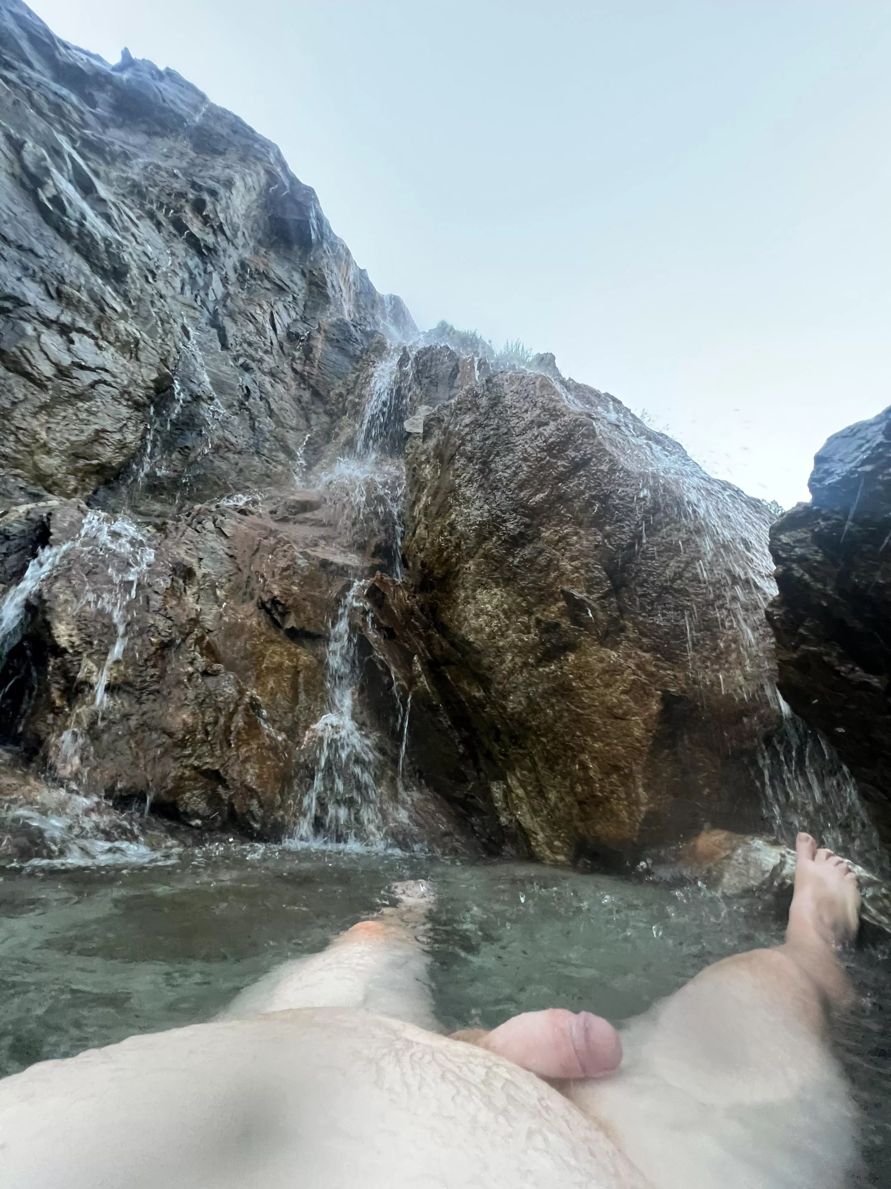 Steamy Hot springs in the mountains posted by outdoordon
