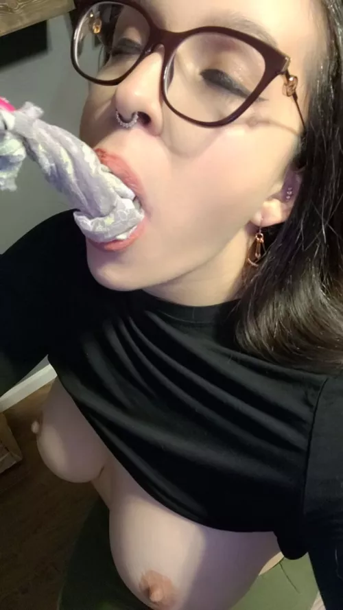 Stuff my mouth with my panties baby by AsstroGirlGia