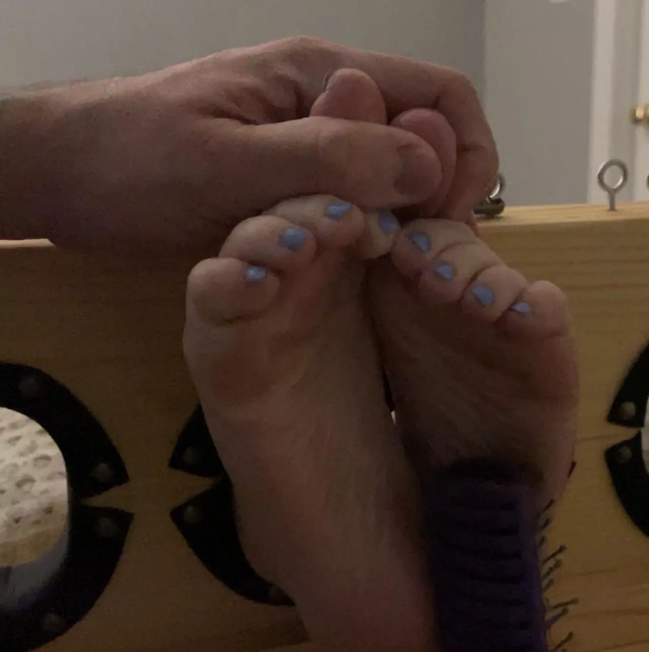 Wife’s feet in the stocks posted by melonsoles