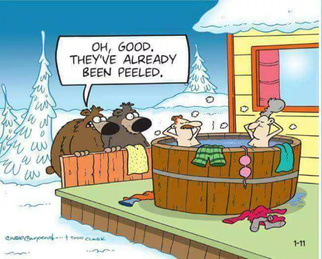 Winter spa posted by NaturistPictures