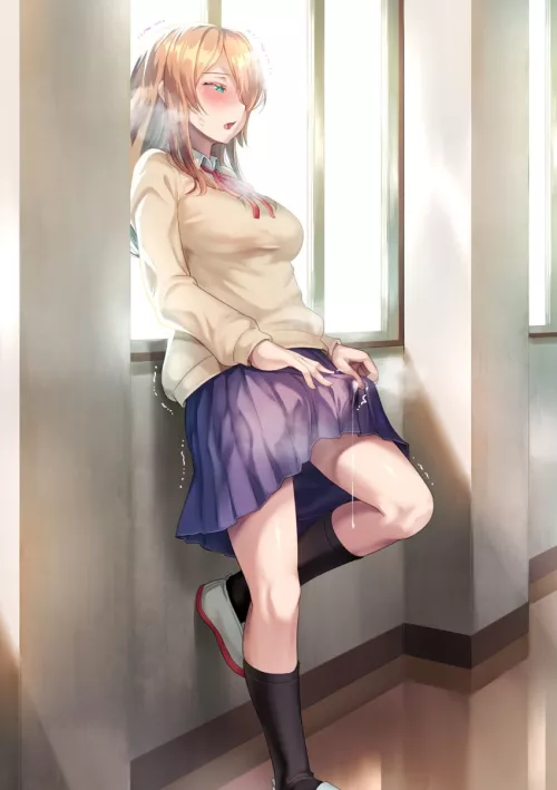 A little inconvenience before class by nek0slut