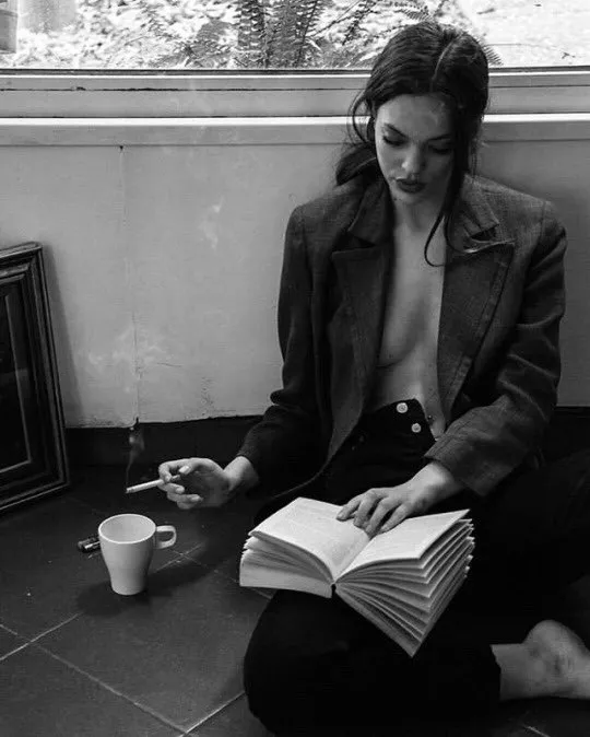book, coffee and cigarette posted by frank461974