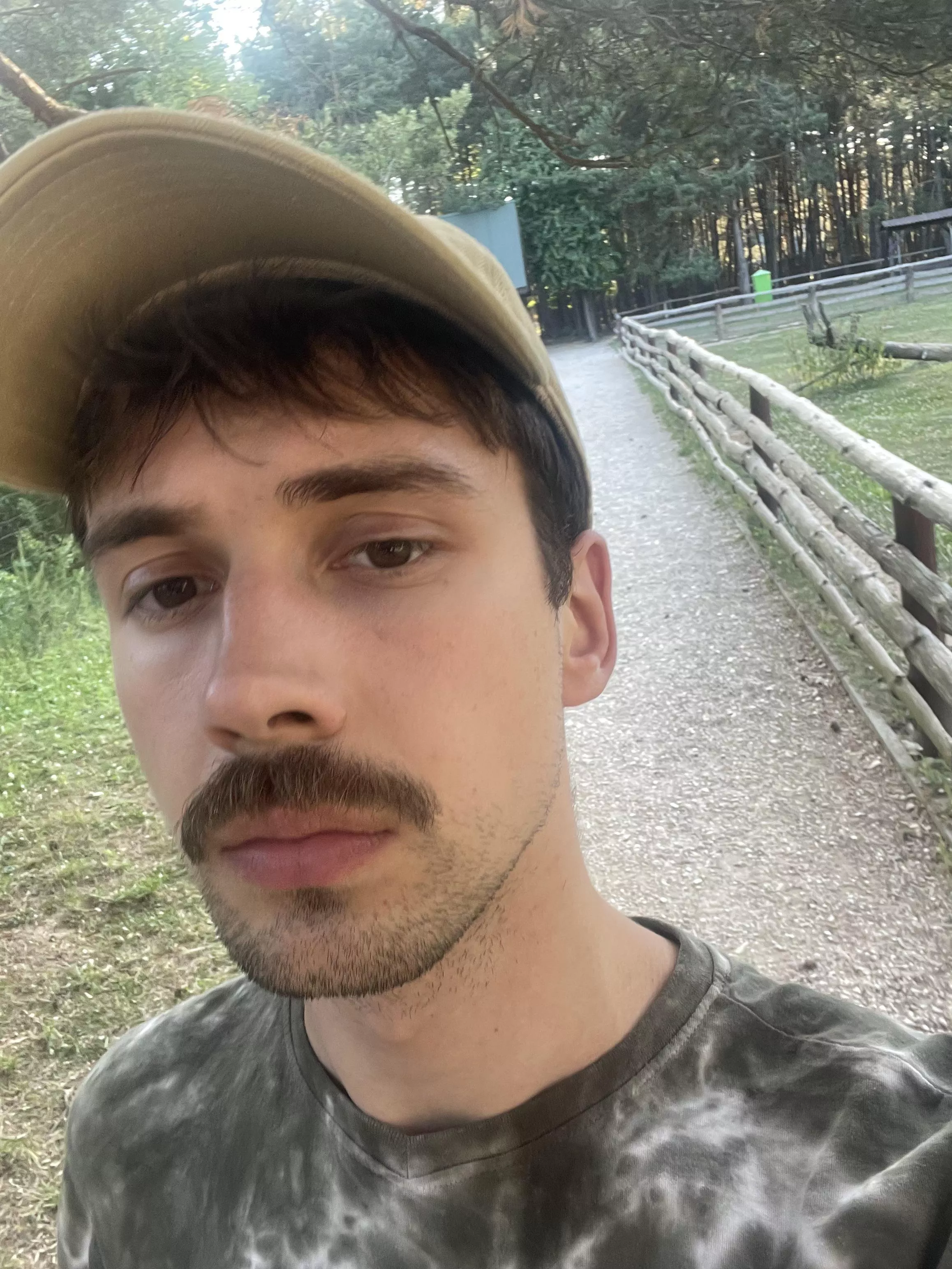 Do you like my new mustache? posted by GayPukeXoXo