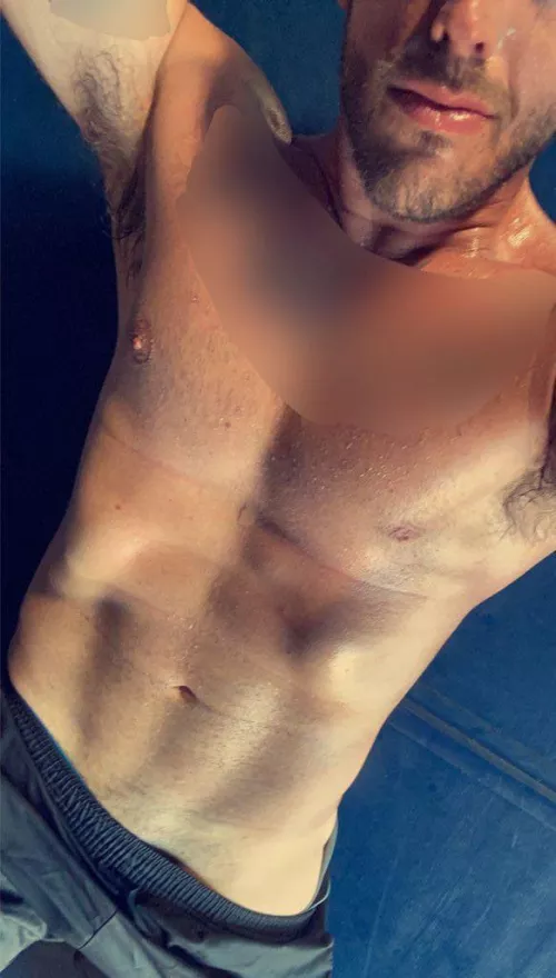 Felt cute after my workout, might cum in you later…(m) by scottyb61555