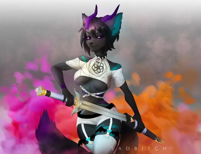 get ready for the fight(art by me) by SadBitch_art