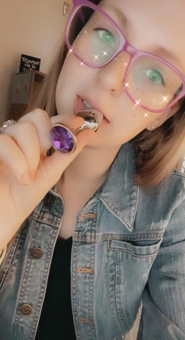 Guess where this goes 😇 posted by Hbhoneyhb69