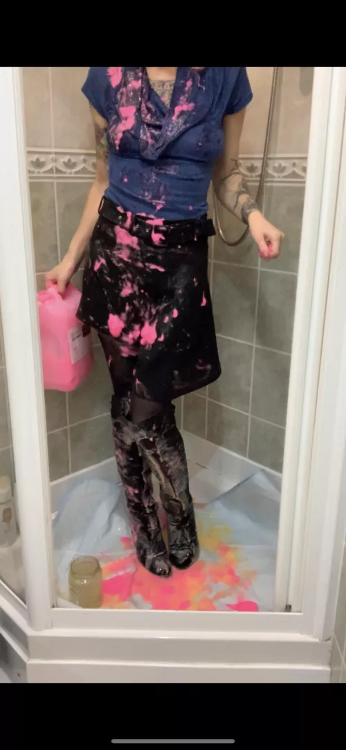 Gunged & work clothes trashed! by calypsojunequeen