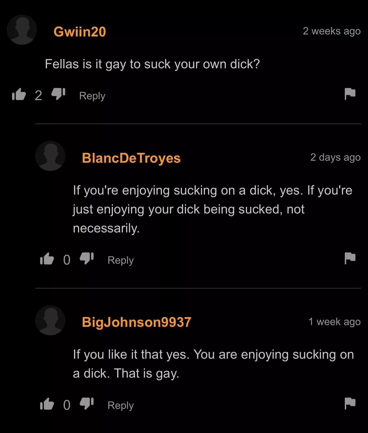 isnt it gay either way? posted by thrdwheeler