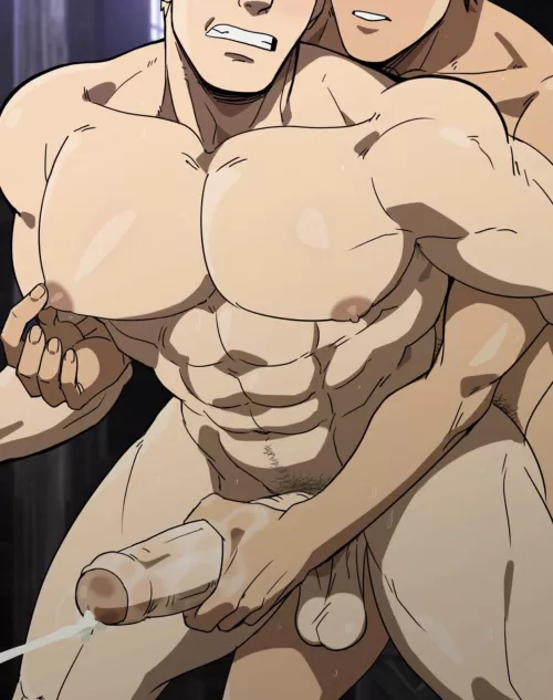 Milking that cock and those nips! (@burankoprn) by thickcockpapi