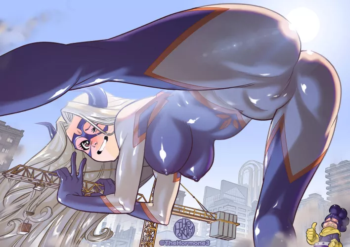 Mount Lady showing off [My Hero Accademia] (thehormone) by sagittariush2