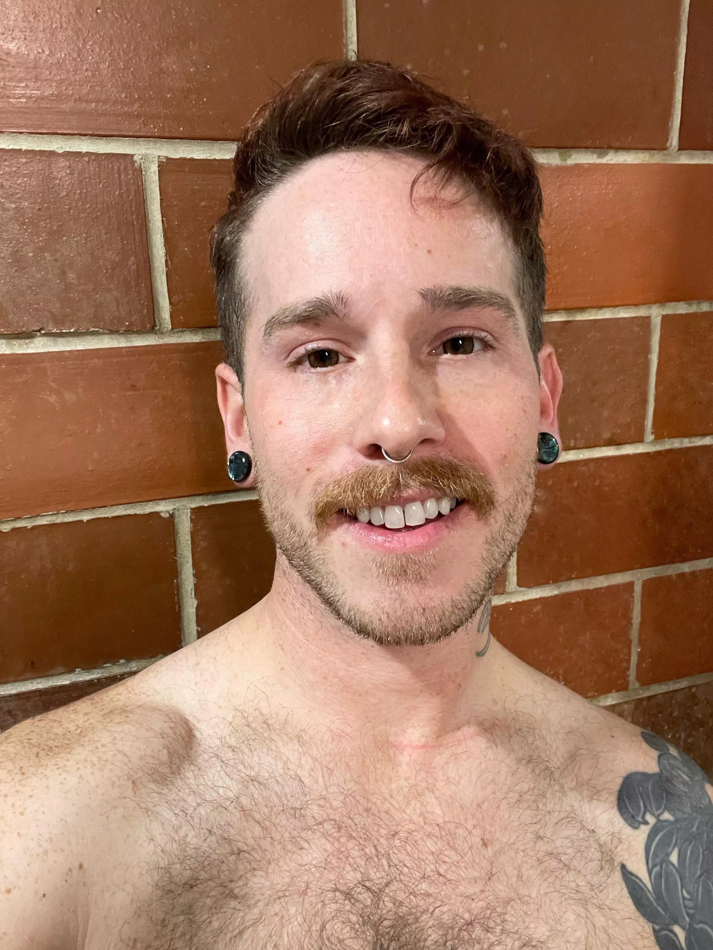 Newly Mustache’d and wanted to show it off :D posted by Brightstone11