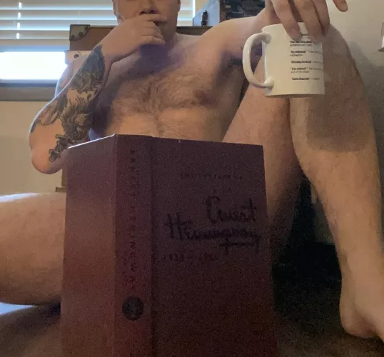 Nothing beats Hemingway and coffee. by Dean_is_thicke