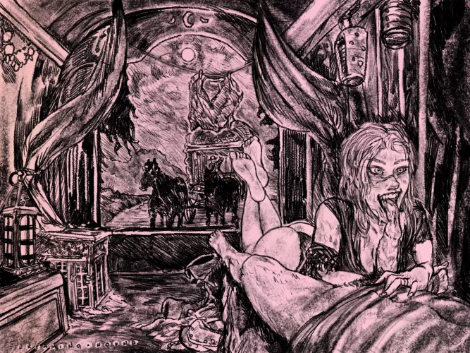 (OC) Wanted outlaw paying for a ride out of town by Dreaming-Hound