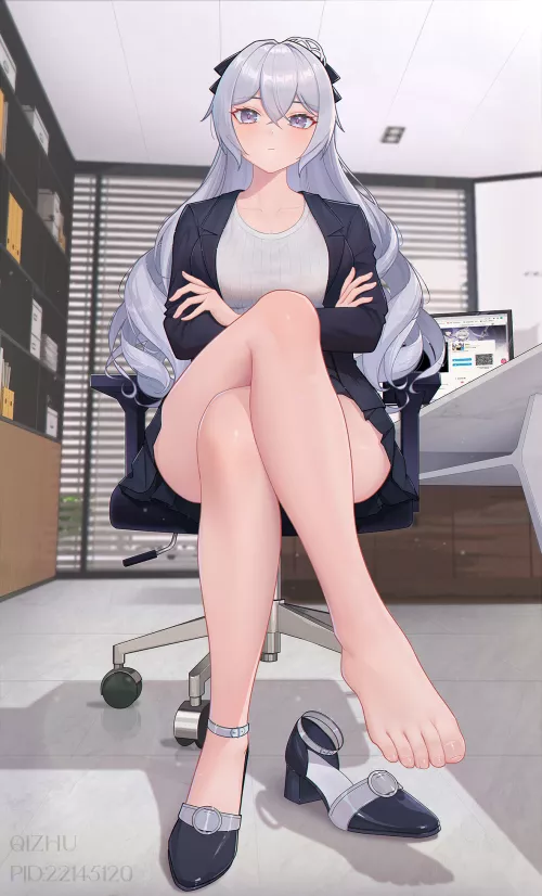Office Lady Bronya [Honkai Impact] by xSaviour_N