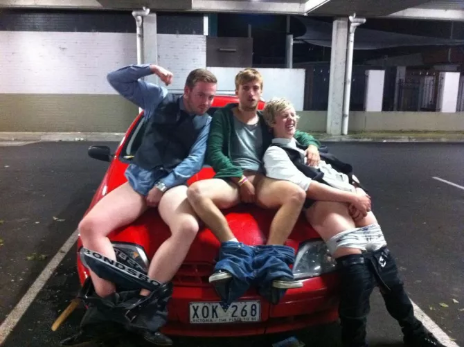 On a car with their pants down by Primal_Mantis