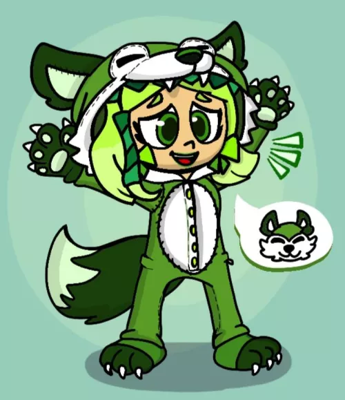 Opinion: Do you consider this as furry art? It's a human character dressed up in a suit instead of an anthropomorphic aninal character. by gekkogipsy519