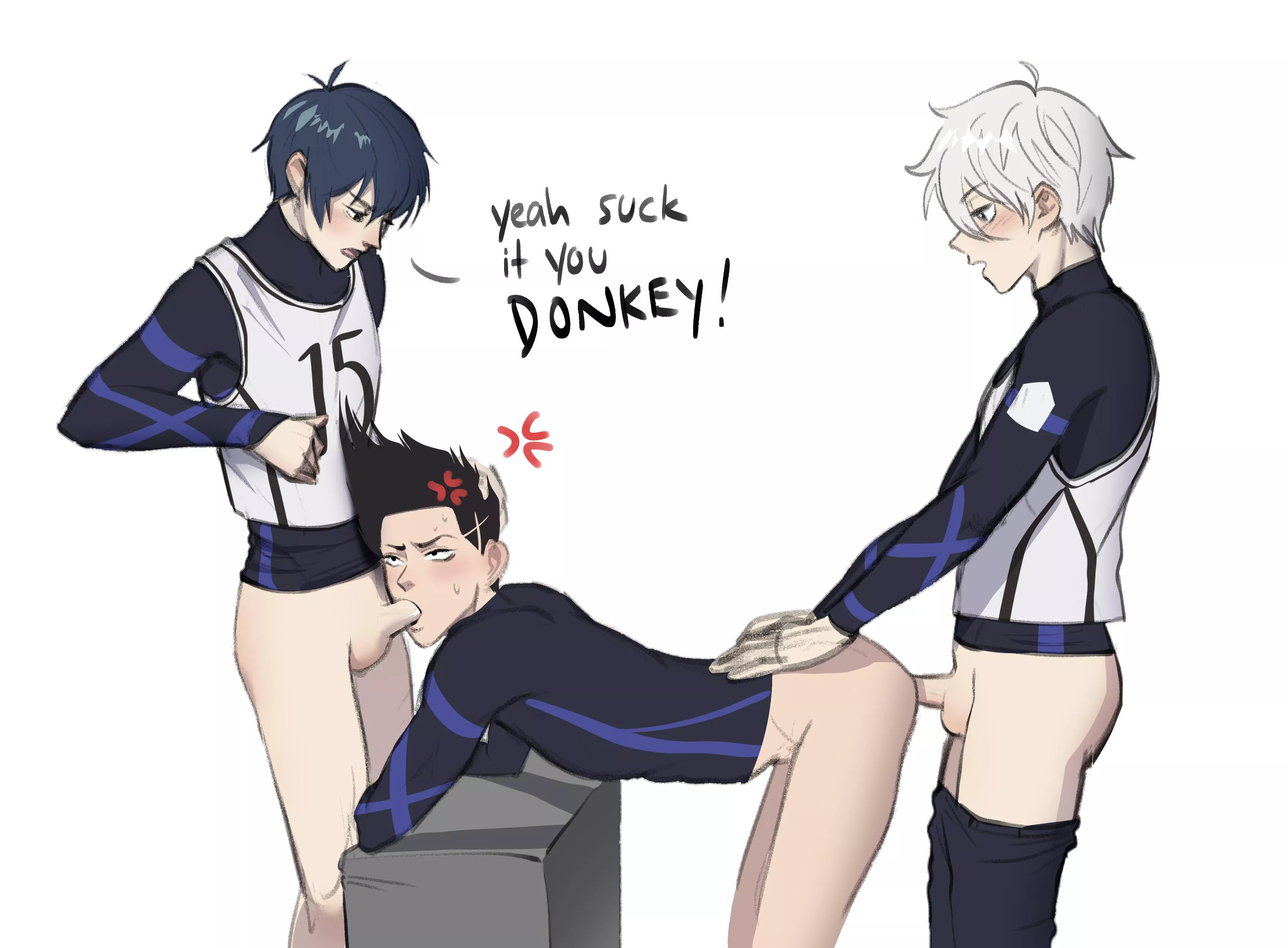 [original] 🤭🤭 Barou's punishment for being useless hehe posted by Prettyprincess988