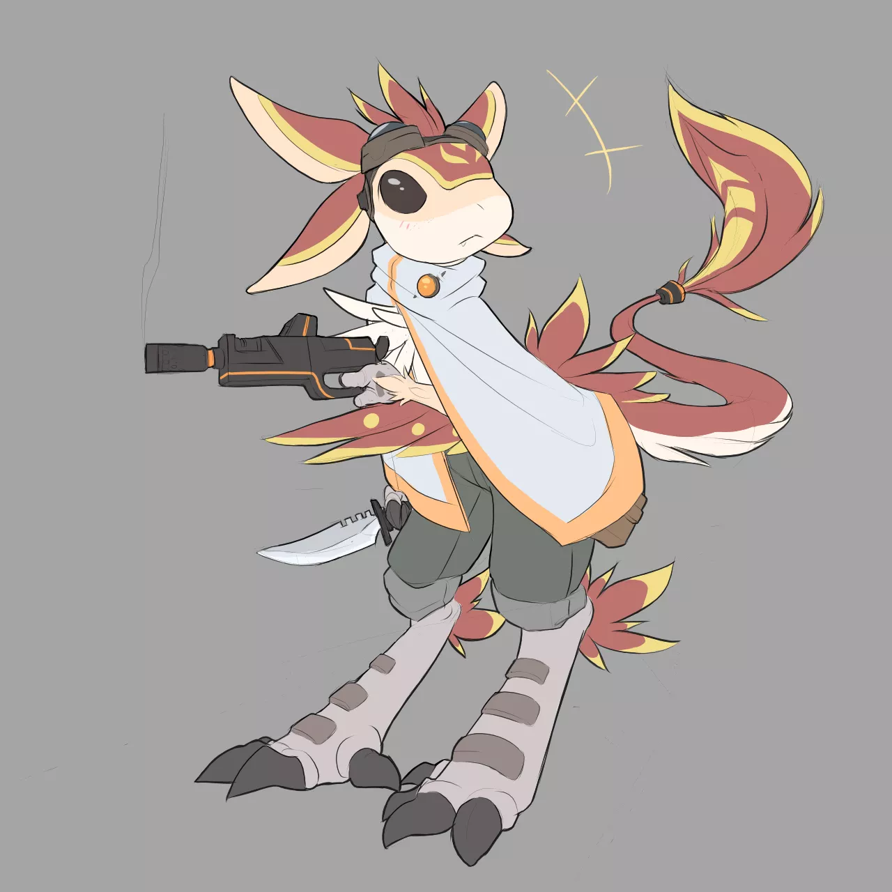 red avali (art by me) posted by New_Redittor6306