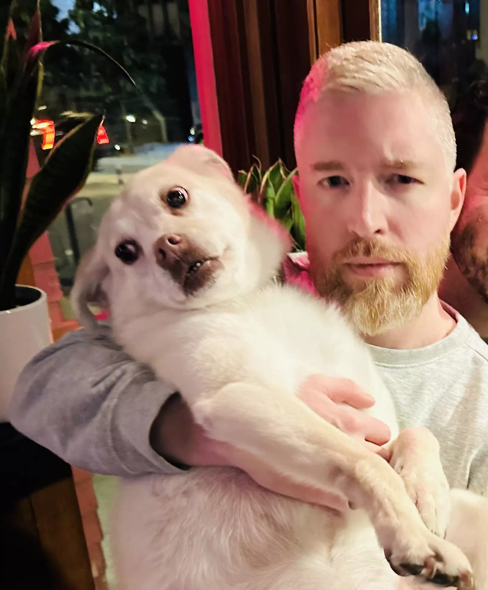 “Saw you from across the bar and my dog and I really digging your vibe” posted by Irishpup5555