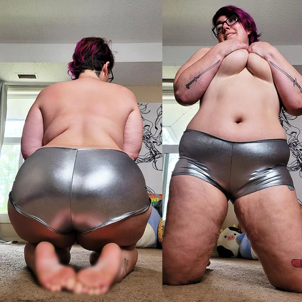 [selling] Tight shiny booty shorts for sale by breezeeweezee-xx