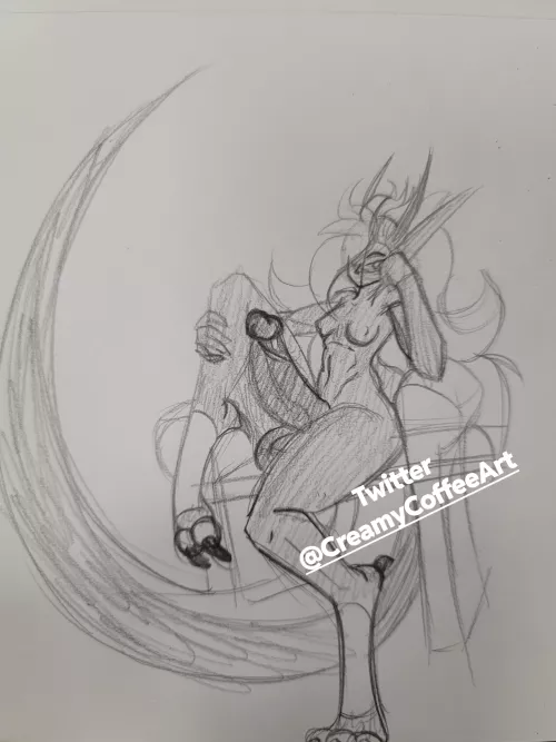 Sexy Dragongirl wang, anyone? (Creamy Coffee (hey that's me!)) by CreamyCoffeeArtist