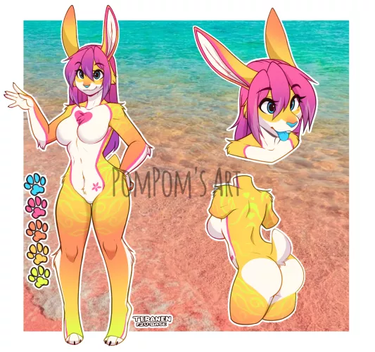 🌺🍍 Tropical Bunny/ Adopt by Carla_H_tinha