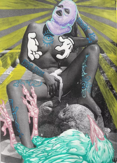 Untitled mixed media art by _cinnamon_rose