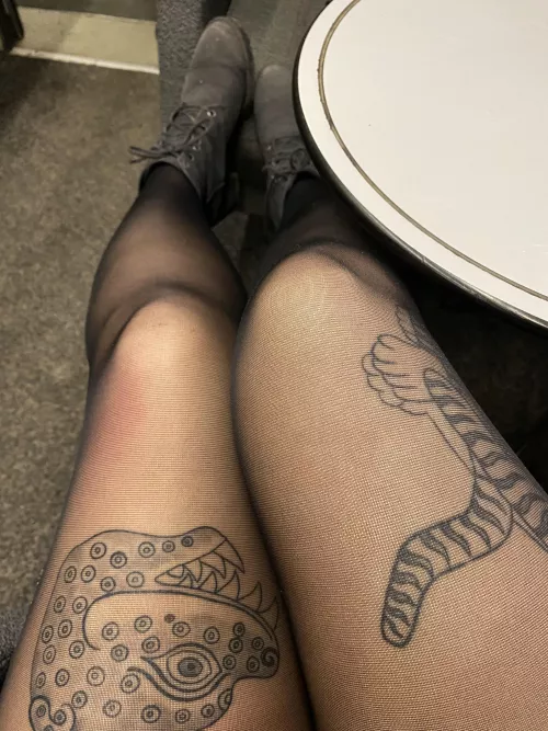 Was waiting for you on the train today by MaryLunaa