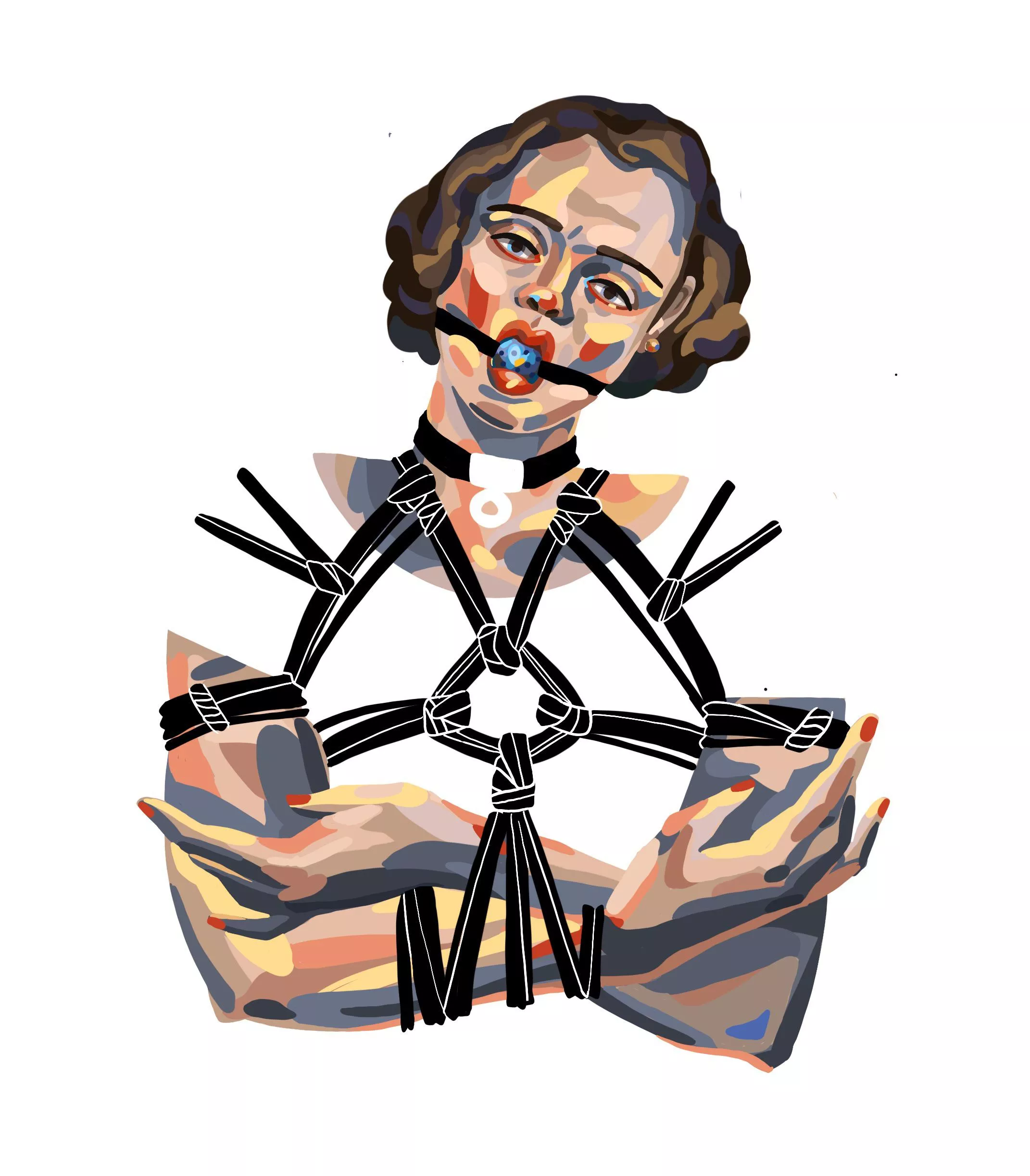 White T-shirt posted by babewannascream