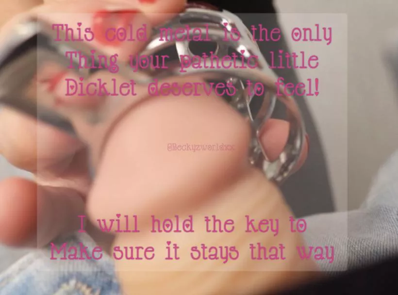 You’re leaking that says enough posted by Beckyzworldxx