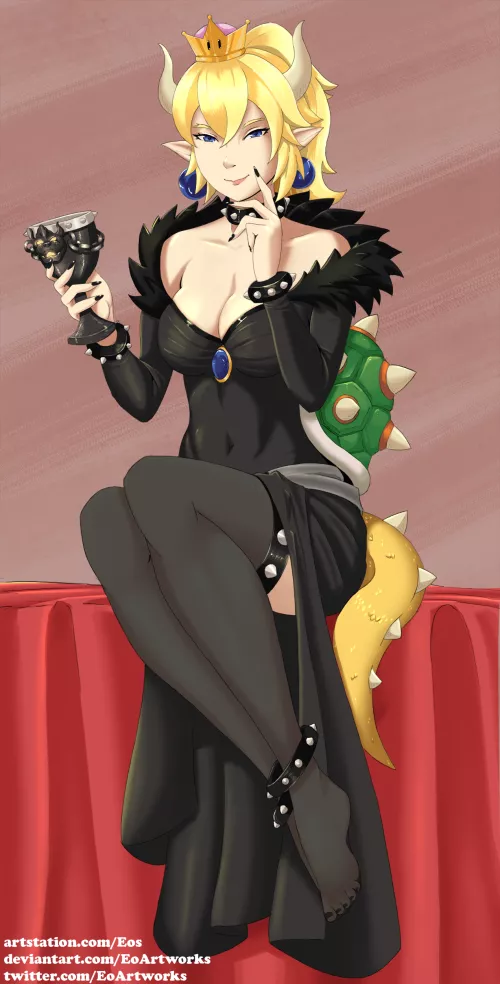 Bowsette be me! Enjoy ^^ by Eo_Fray