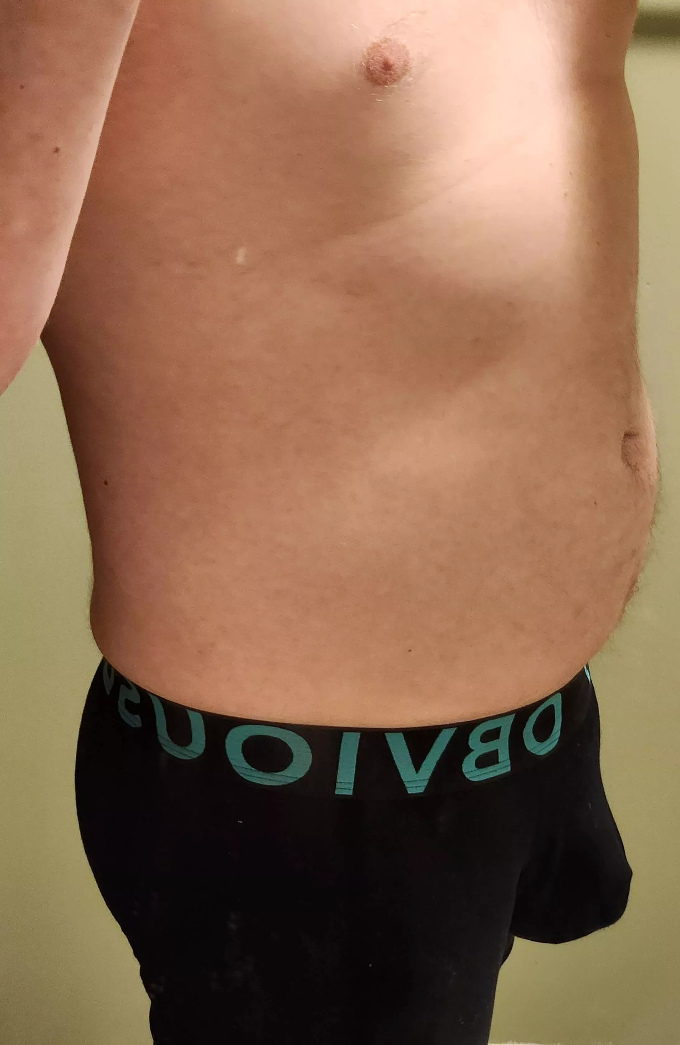 Bulgey black boxer briefs today posted by npthrowaway2323