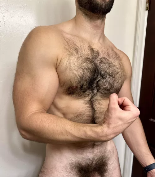 Can I be your hairy daddy? (32) by sweatygymcouple