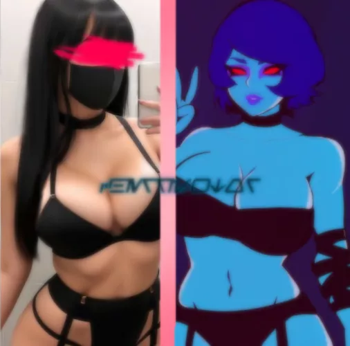 Che'rri OC vs IRL - I'm not a Chiss IRL.. would you still fuck me? [SWTOR] (CherriSWTOR) by Cherri_SWTOR